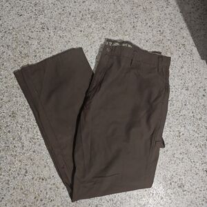 Dickies Carpenter Pants Men’s SZ 40x32 Canvas Utility Workwear Chore Brown